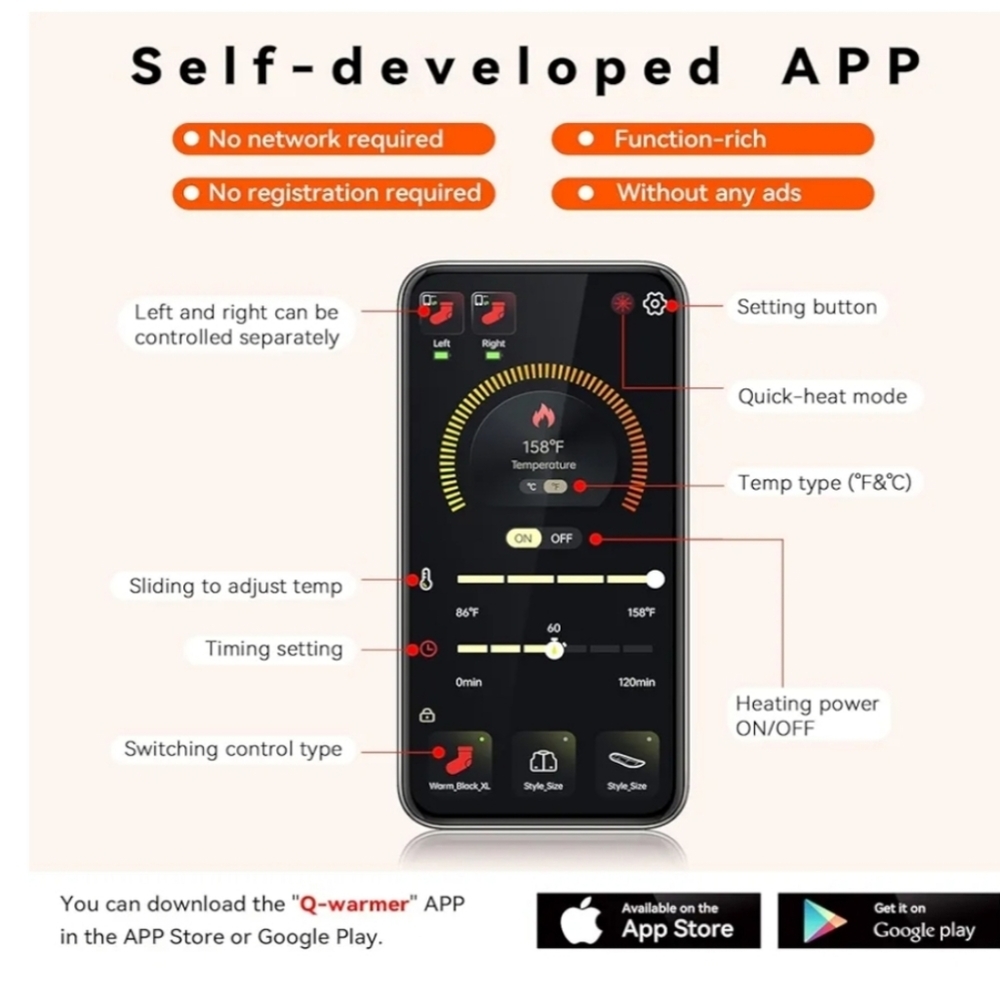 Heating Socks With App - Picture 6 of 6